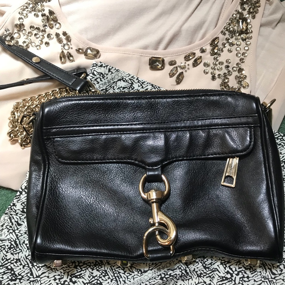 Rebecca Minkoff Black Leather Crossbody bag